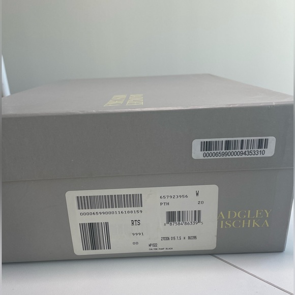 Badgley Mishka Calton Black Pumps Size 7.5 - Picture 5 of 6